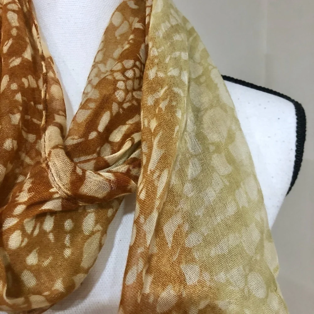 *REMINGTON* Bronze x Tan Lightweight Fashion Scarf